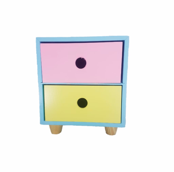 Mini Comoda duas Gavetas colors